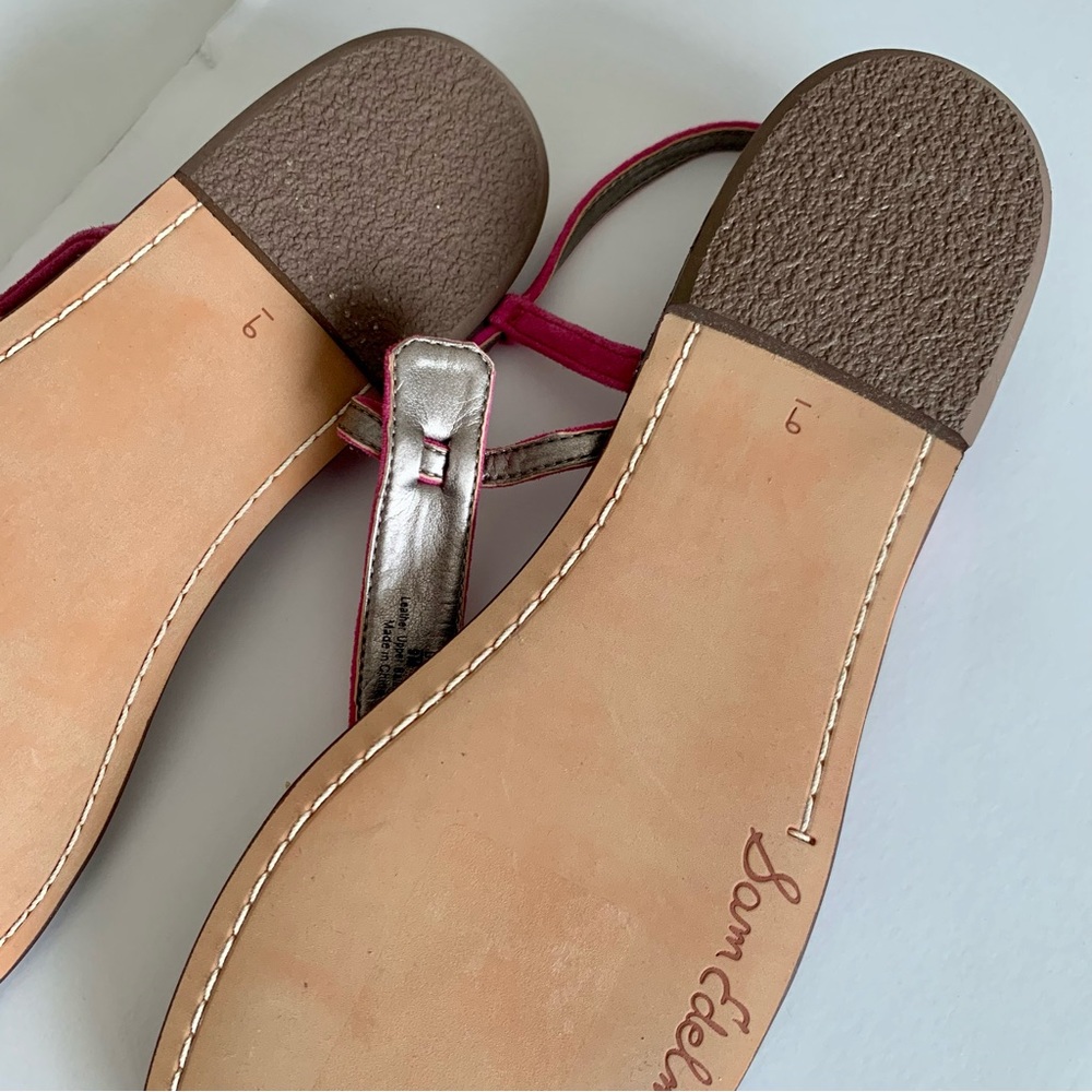 Sam Edelman Gigi Sandals in Fuchsia Pink Suede•NWOT - Picture 5 of 7